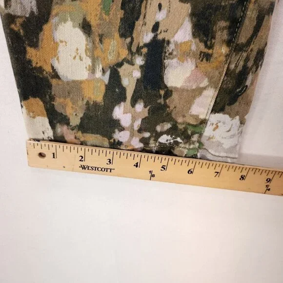 Anthropologie Pilcro Carpenter Jeans Ultra High-Rise Relaxed Women 27 Watercolor - Picture 13 of 14